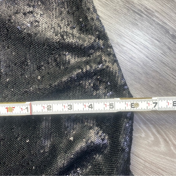 Free People Black Sequin Jumpsuit with Tapered Legs Size‎ Small - Picture 8 of 13